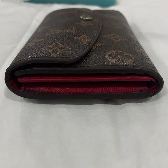 Louis Vuitton Brown and Tan Clutch wallet